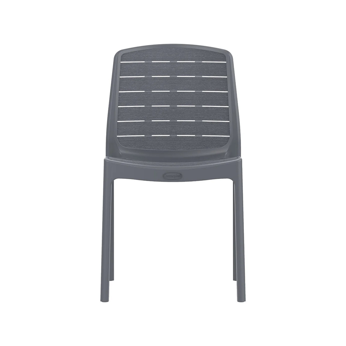 Cosmoplast Cedargrain Armless Chair IFOFXX007 Dark Grey