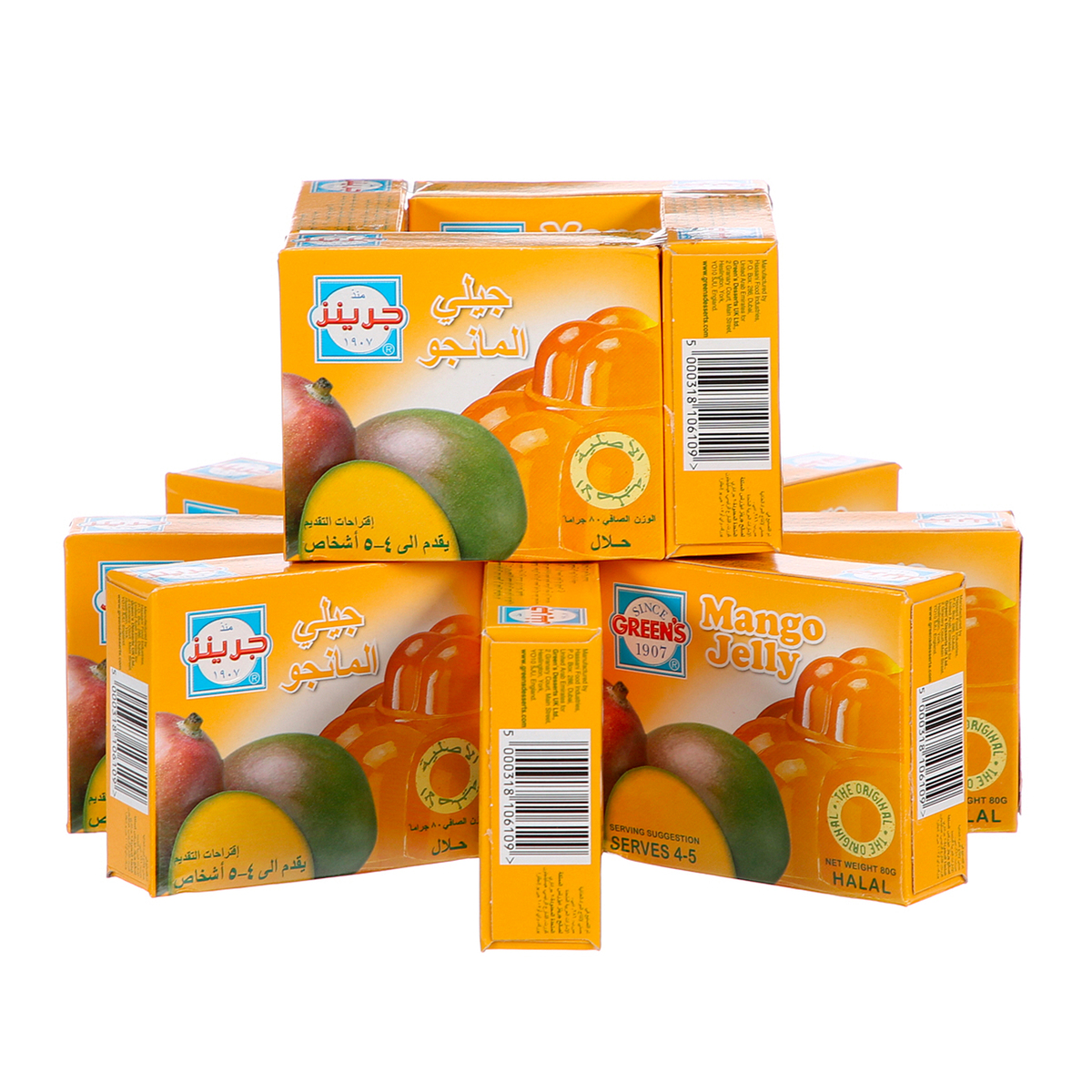 Green's Mango Jelly Value Pack 12 x 80 g