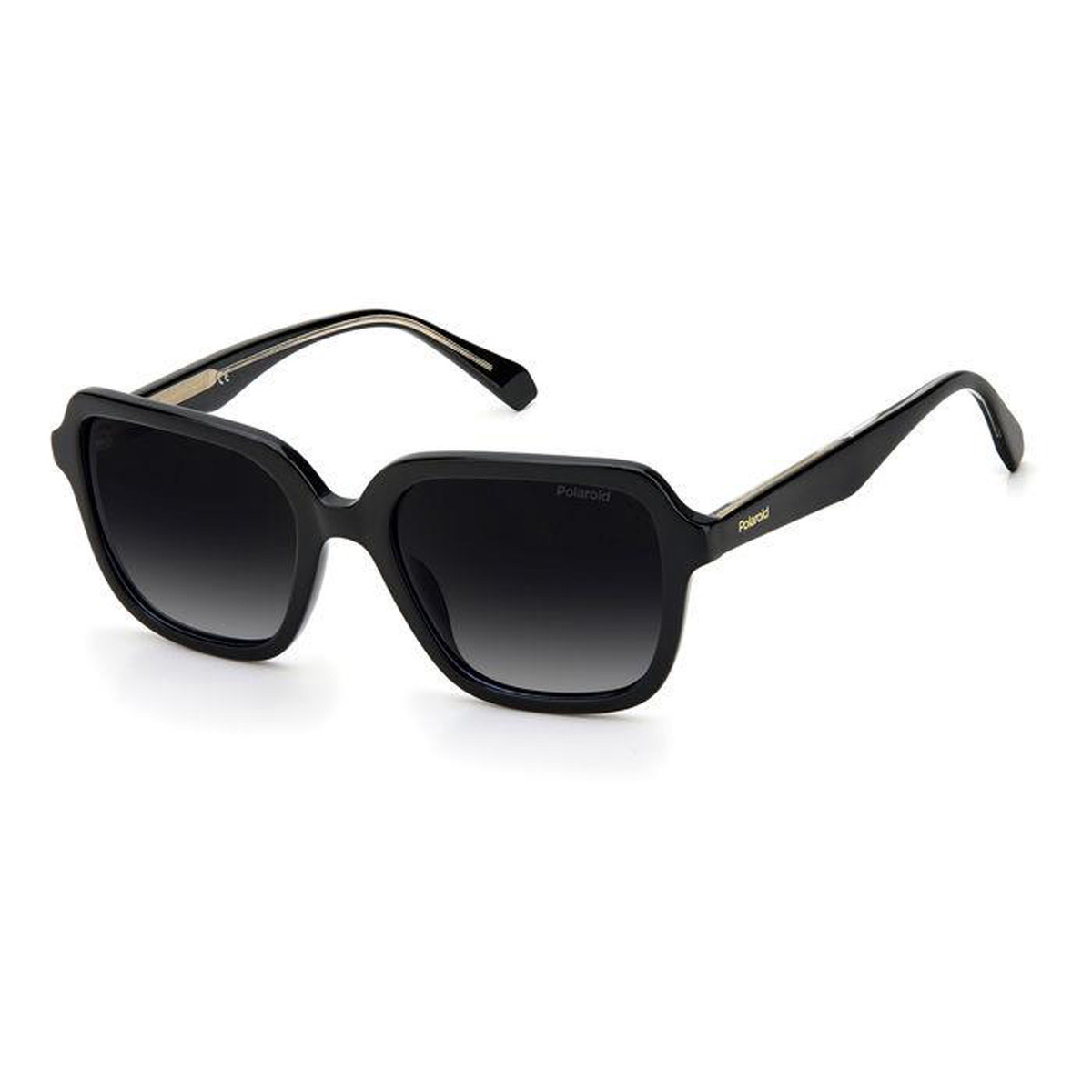 Polaroid Men's Square Sunglasses, Grey Polarized, 4095-807/53