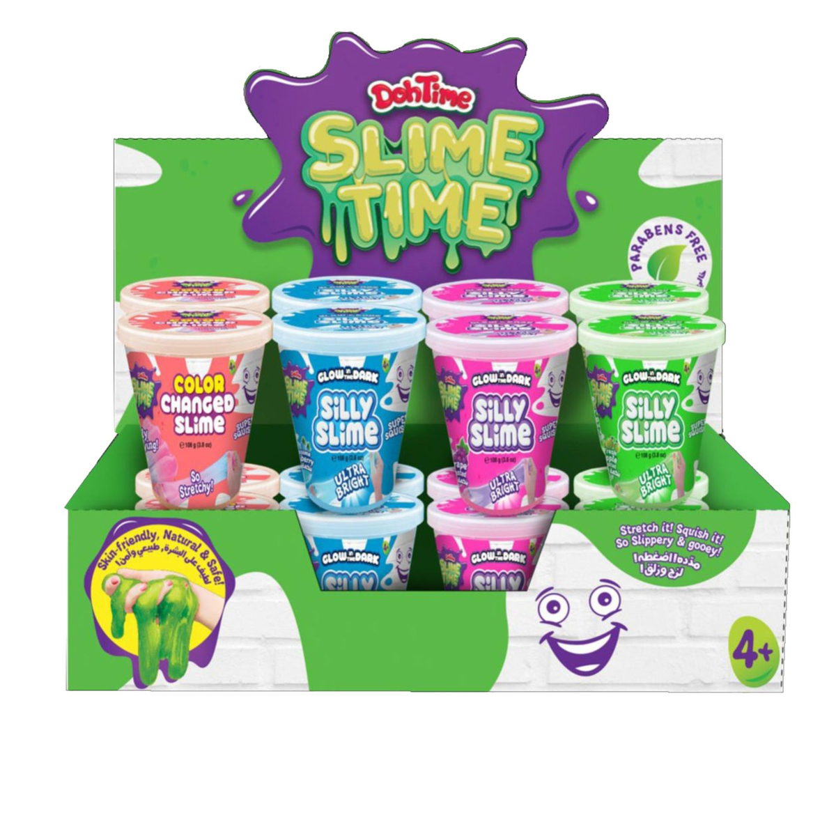 Doh Time Slime Time Single Can, 108 g, Assorted, TP103161