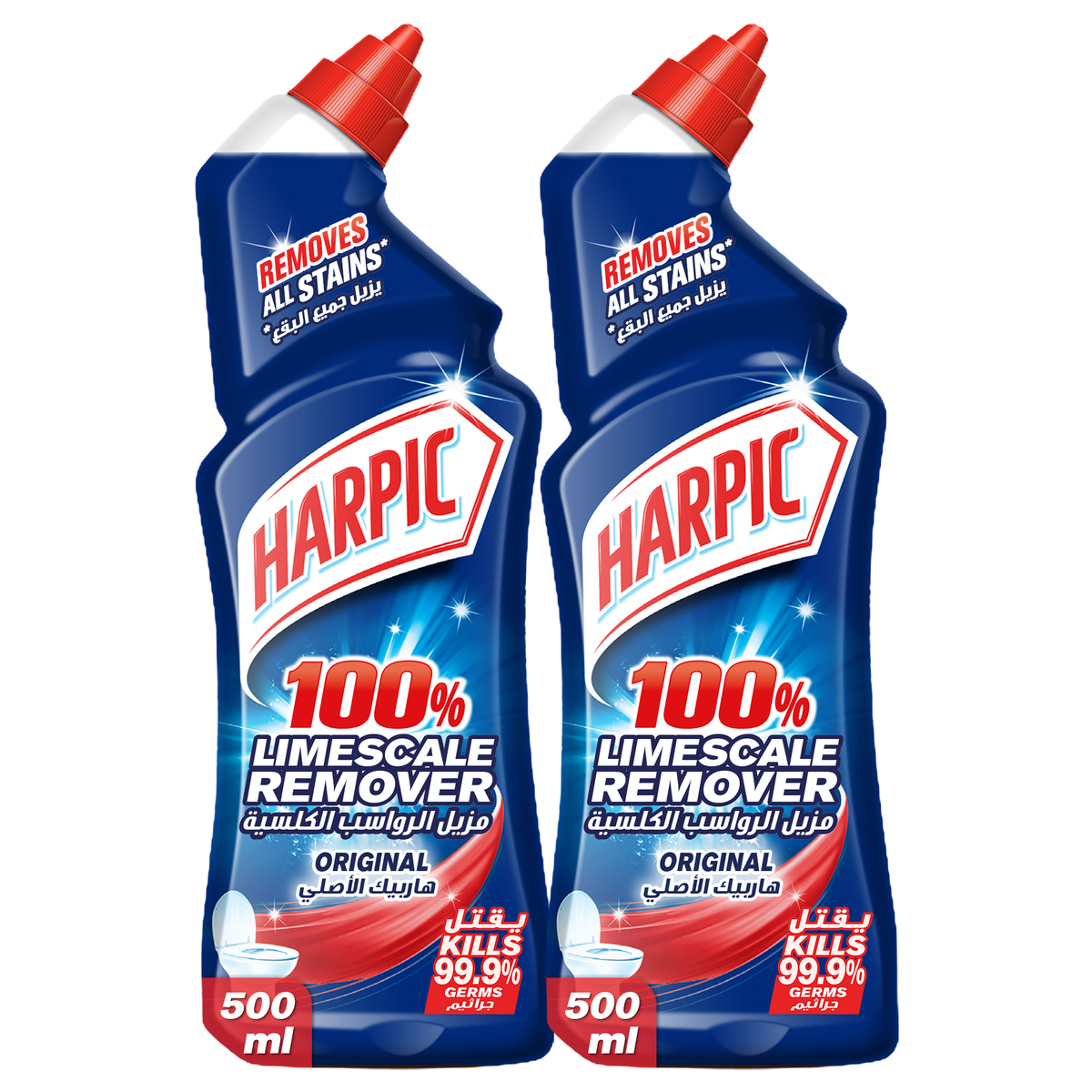 Harpic Original Toilet Cleaner 100% Limescale Remover 1 Litre