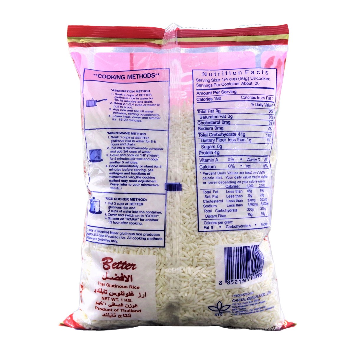 STC Better Thai Glutinous Rice 1 kg