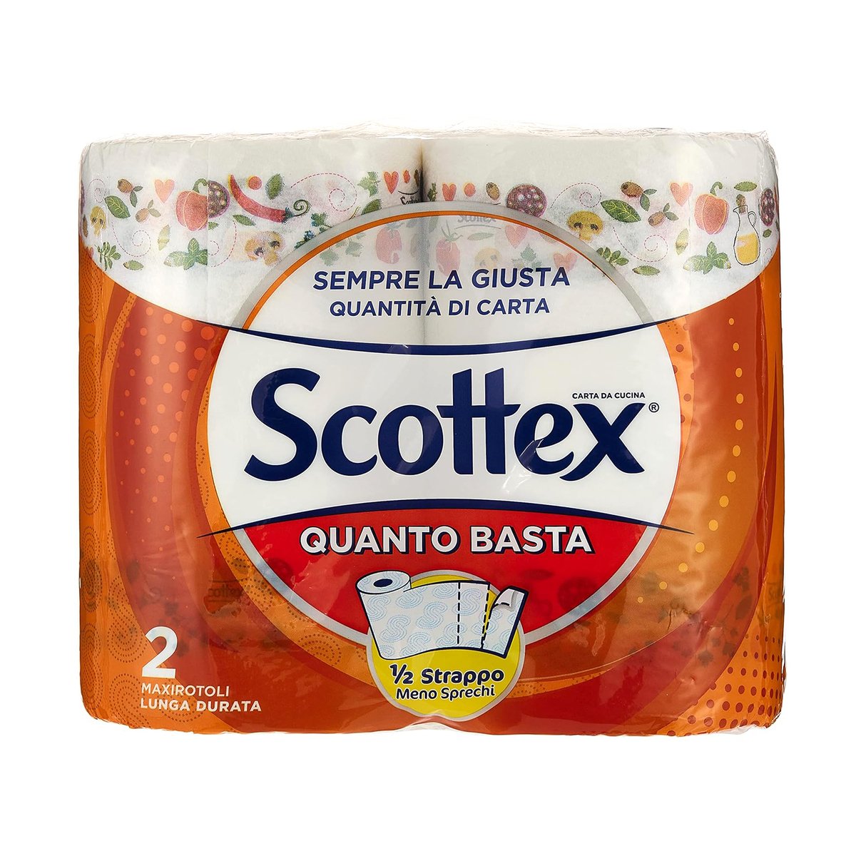 اشتري قم بشراء Scottex Quanta Basta Kitchen Towel 2 Rolls Online at Best Price من الموقع - من لولو هايبر ماركت Kitchen Rolls في الامارات