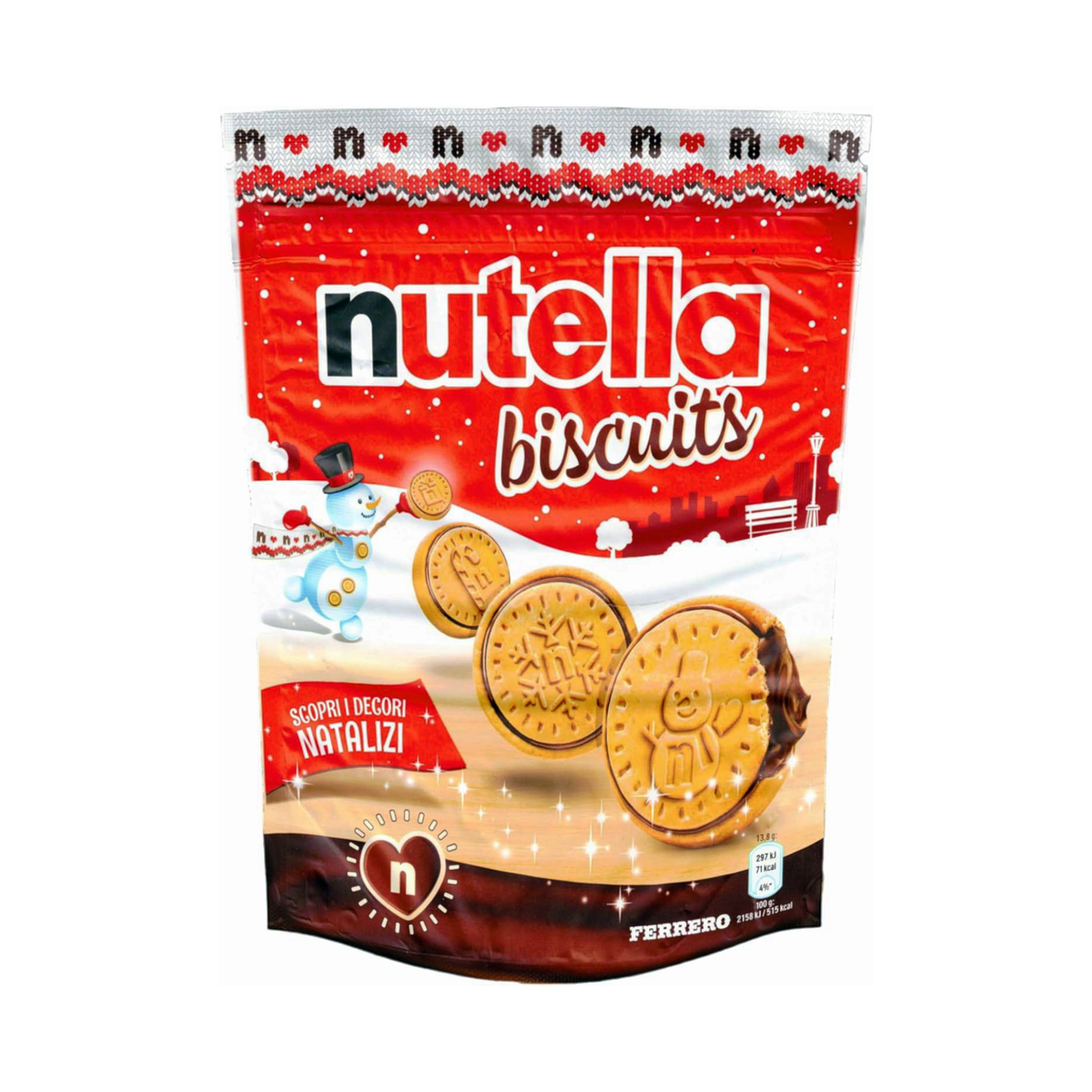 Nutella Biscuits Crunchy Biscuits Crunchy Biscuits With a Creamy Heart of  Nutella 304Gm