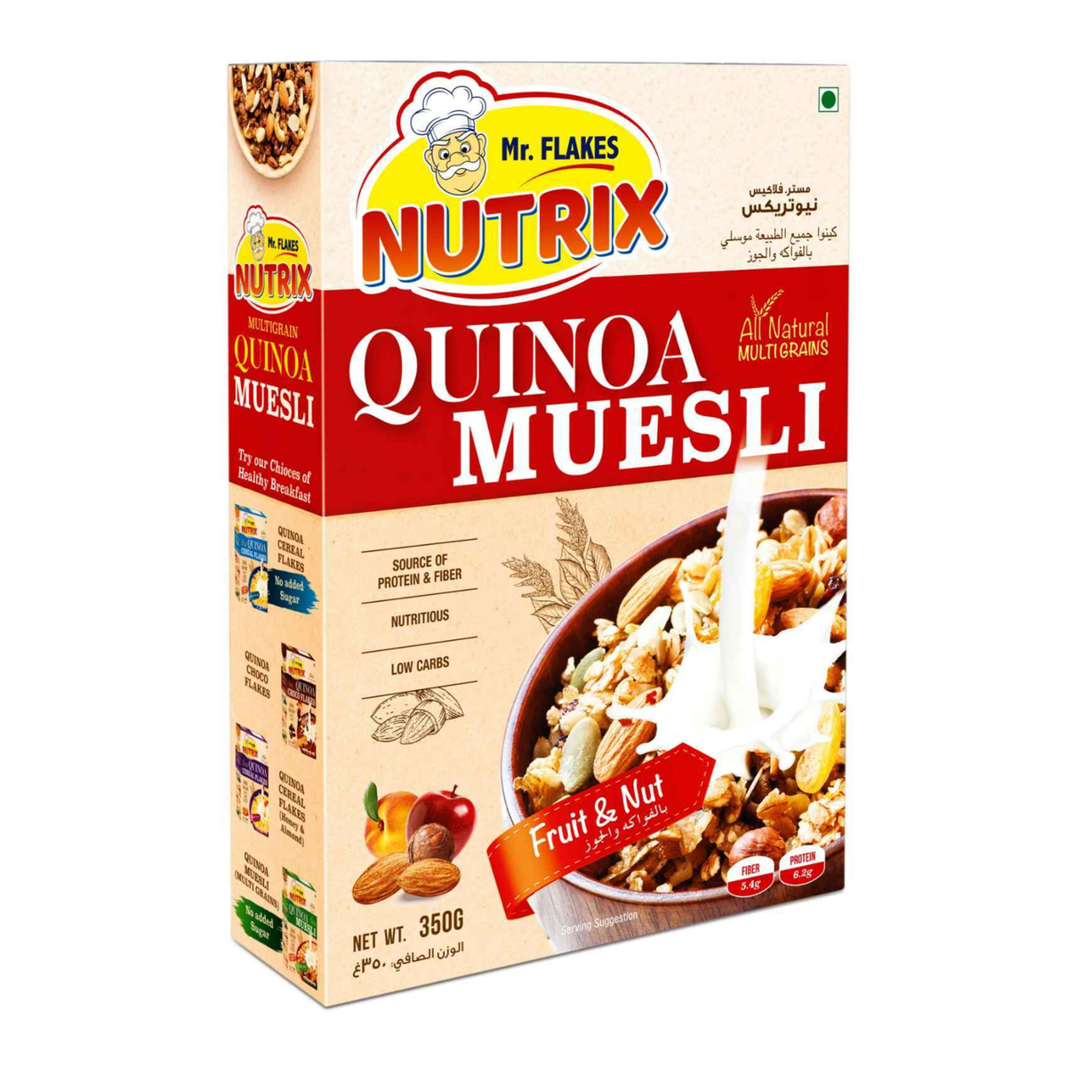 Mr. Flakes Nutrix Fruit & Nut Quinoa Muesli 350 g