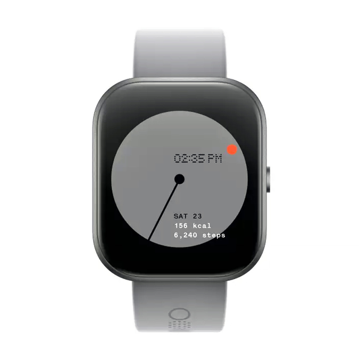 CMF by Nothing Watch PRO GPS Smartwatch, 1.96 Inches, Dark Grey with Free-Size Ash Grey Band