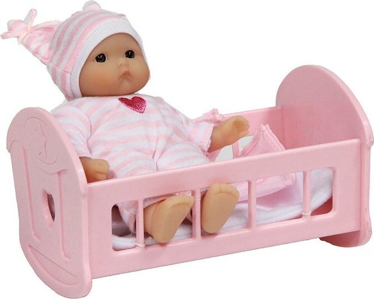 JC Toys Cuddle Baby Doll Assorted, 5 inches, 16750 1pc