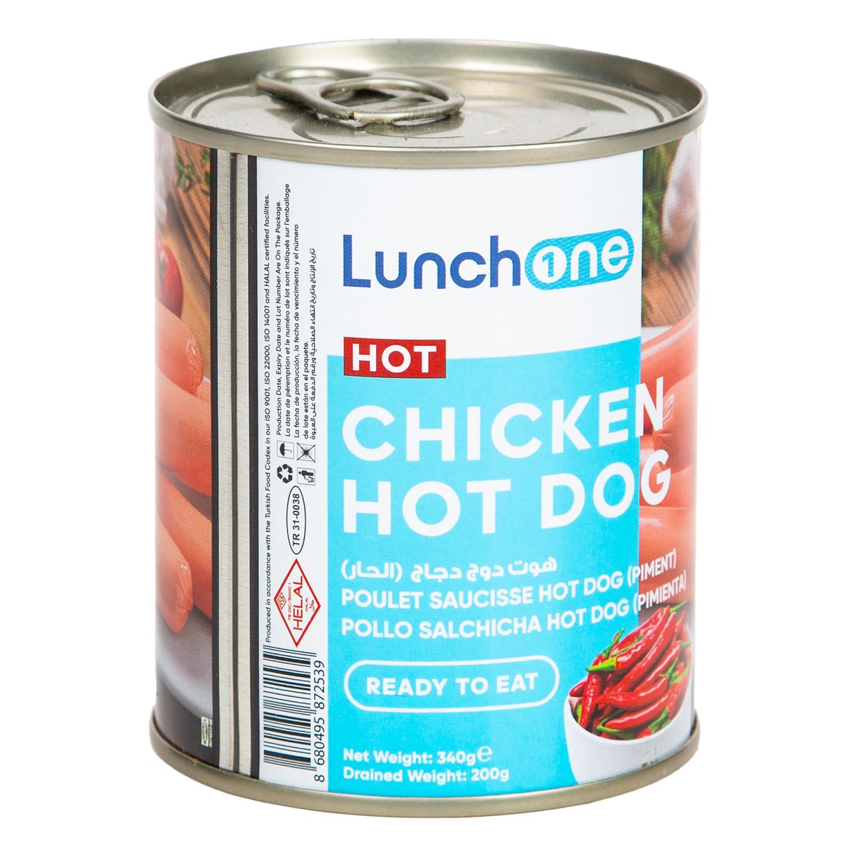 Lunchone Hot Chicken Hot Dog 340 g