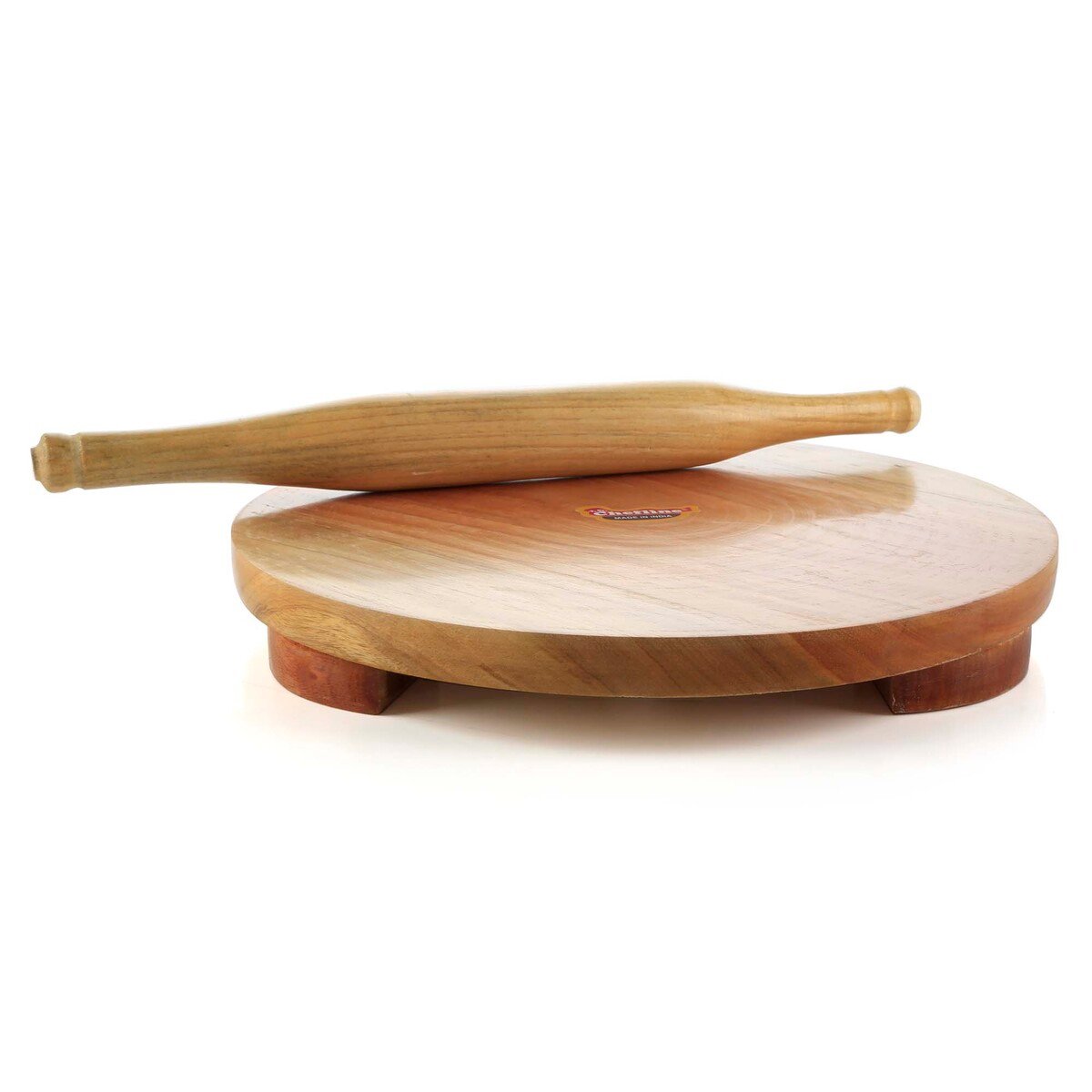 Chefline Wooden Polpat with Belan, 12 inches, Wooden