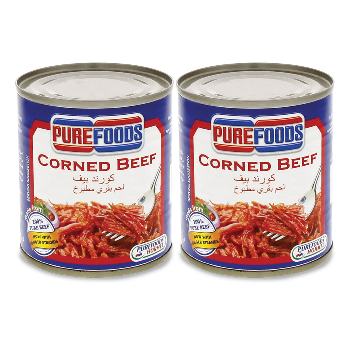 Pure Foods Corned Beef, 2 x 210 g
