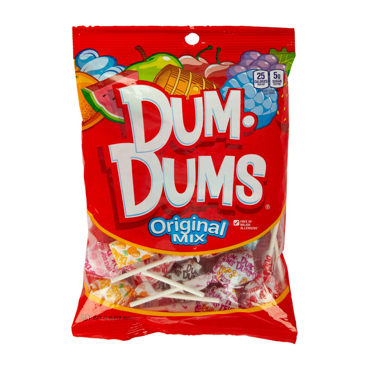 Dum Dums Original Mix Lollipops 99 g