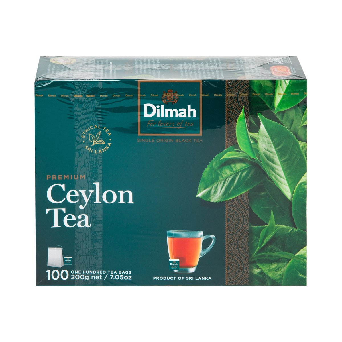 Dilmah Ceylon Tea 100 Teabags 200 g