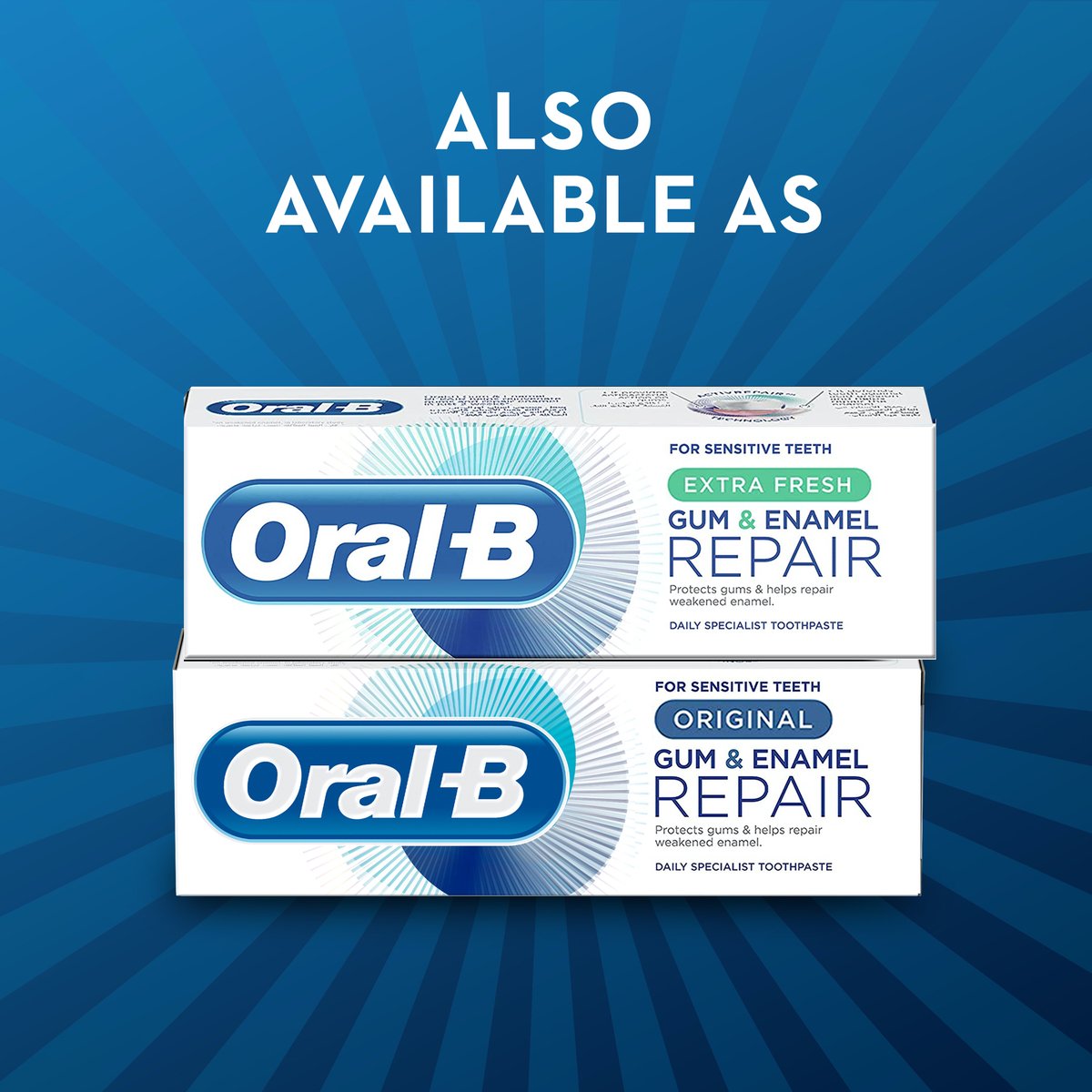 Oral B Gum & Enamel Repair Extra Fresh Toothpaste Value Pack 2 x 75 ml