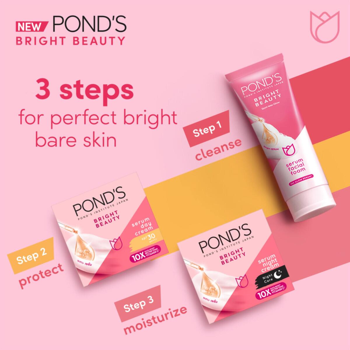 Ponds Bright Beauty Super Cream SPF30 50 ml