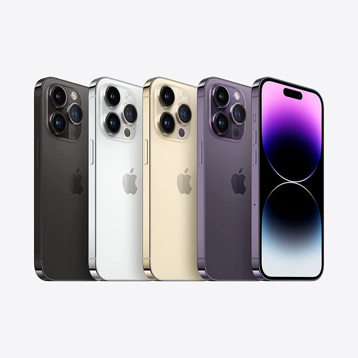 Apple iPhone 14 Pro, 128 GB, Deep Purple, International Specs, Japanese Version
