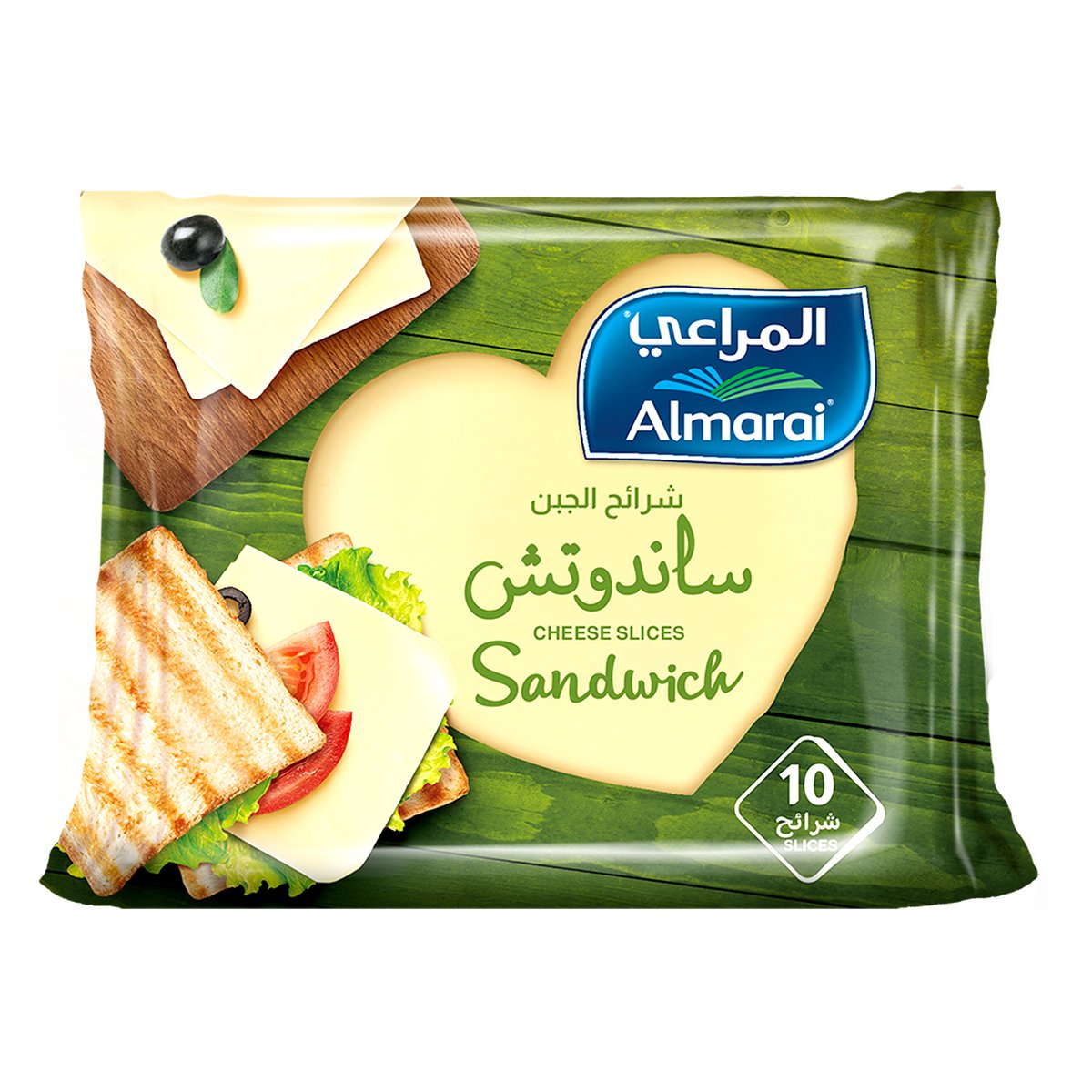 اشتري قم بشراء المراعي جبن شرائح 200 جم Online at Best Price من الموقع - من لولو هايبر ماركت Sliced Cheese في السعودية
