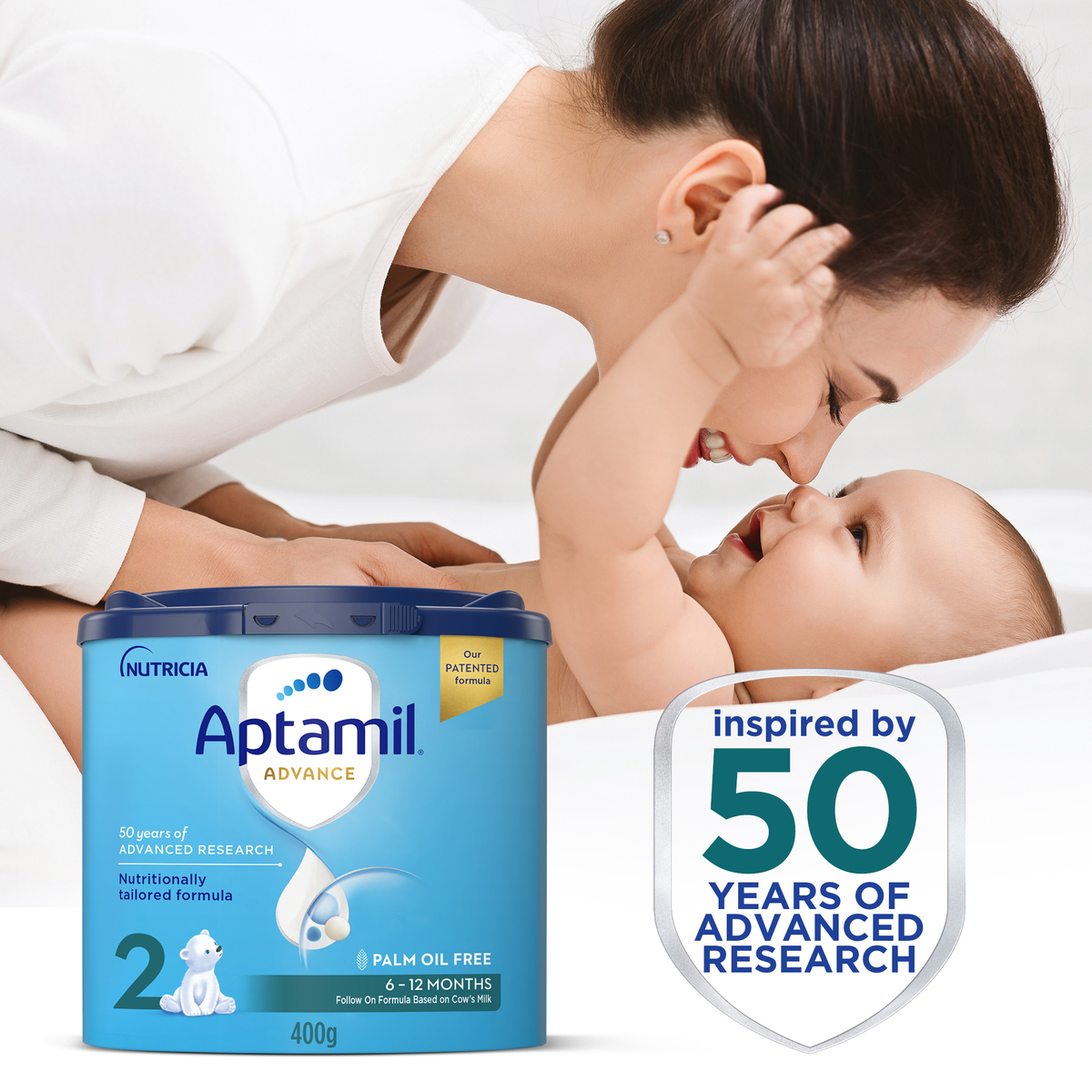 Aptamil Advance Stage 2 Follow On Formula From 6-12 Months 400 g