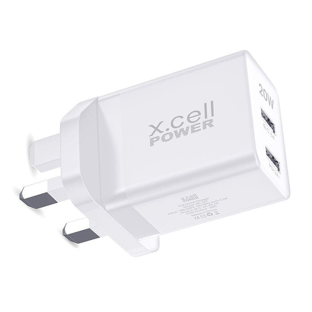 X.Cell 20 W Home charger, White, HC-227