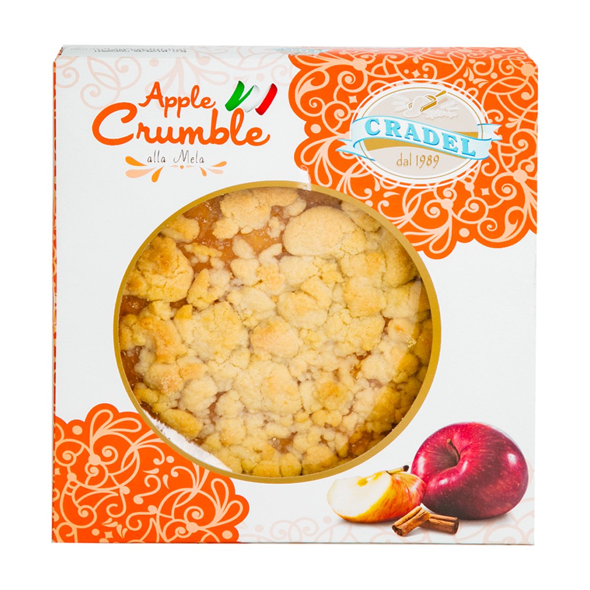 Cradel Apple Crumble With Cinnamon Tart 350 g