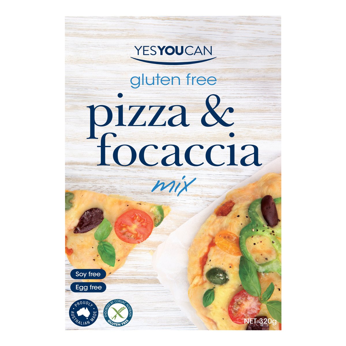 Yes You Can Gluten Free Pizza Pizza & Foccacia Mix 320 g