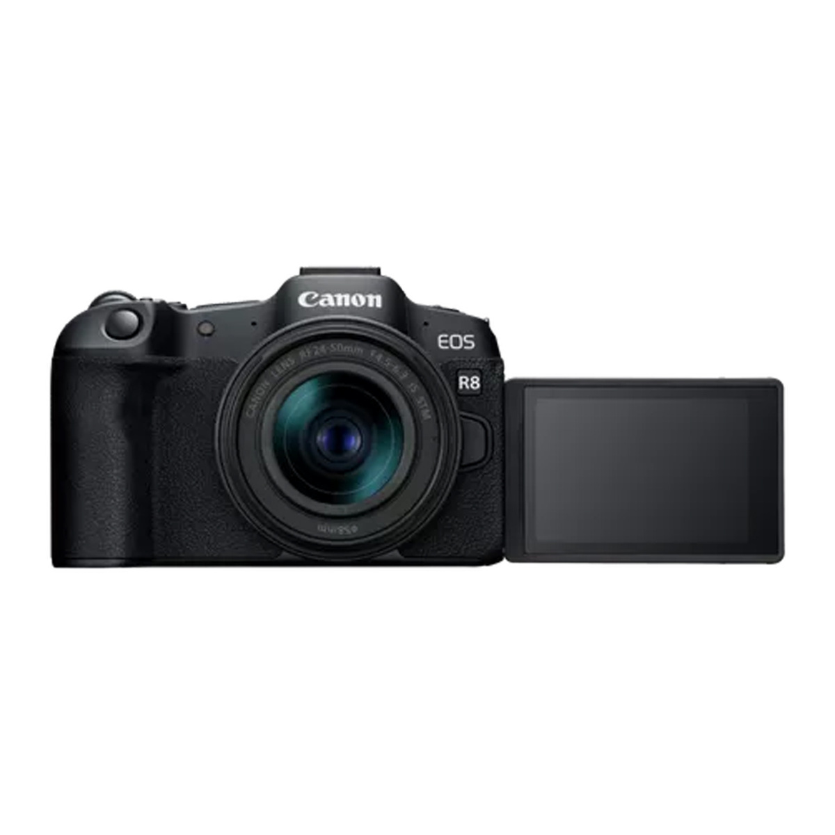 كانون EOS R8 كاميرا كاملة الإطار بدون مرآة مع عدسة RF 24-50 ملم f / 4.5-6.3 IS STM، أسود
