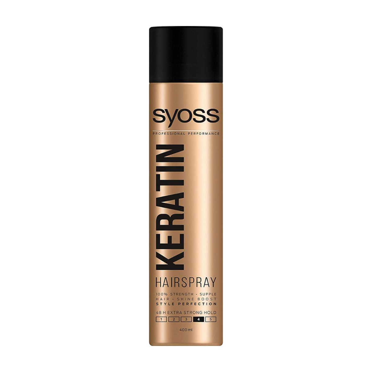 Syoss Keratin Extra Strong Hold Hairspray 400 ml + Comb