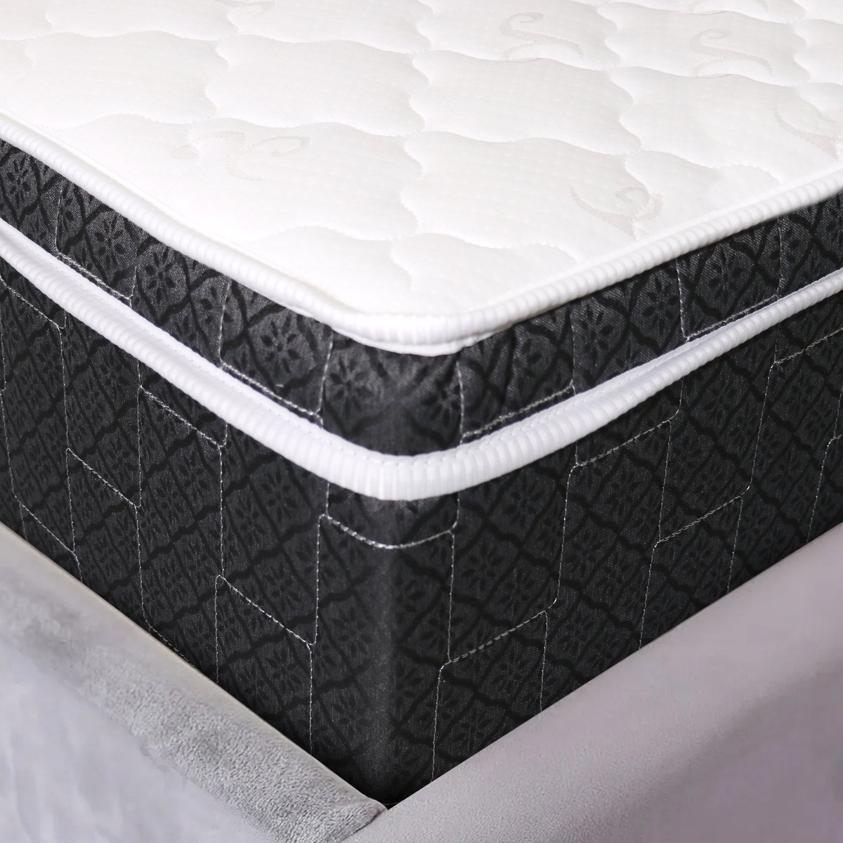 Cotton Home Pocket Spring Euro Top Knitted fabric Mattress 180x200+32cm