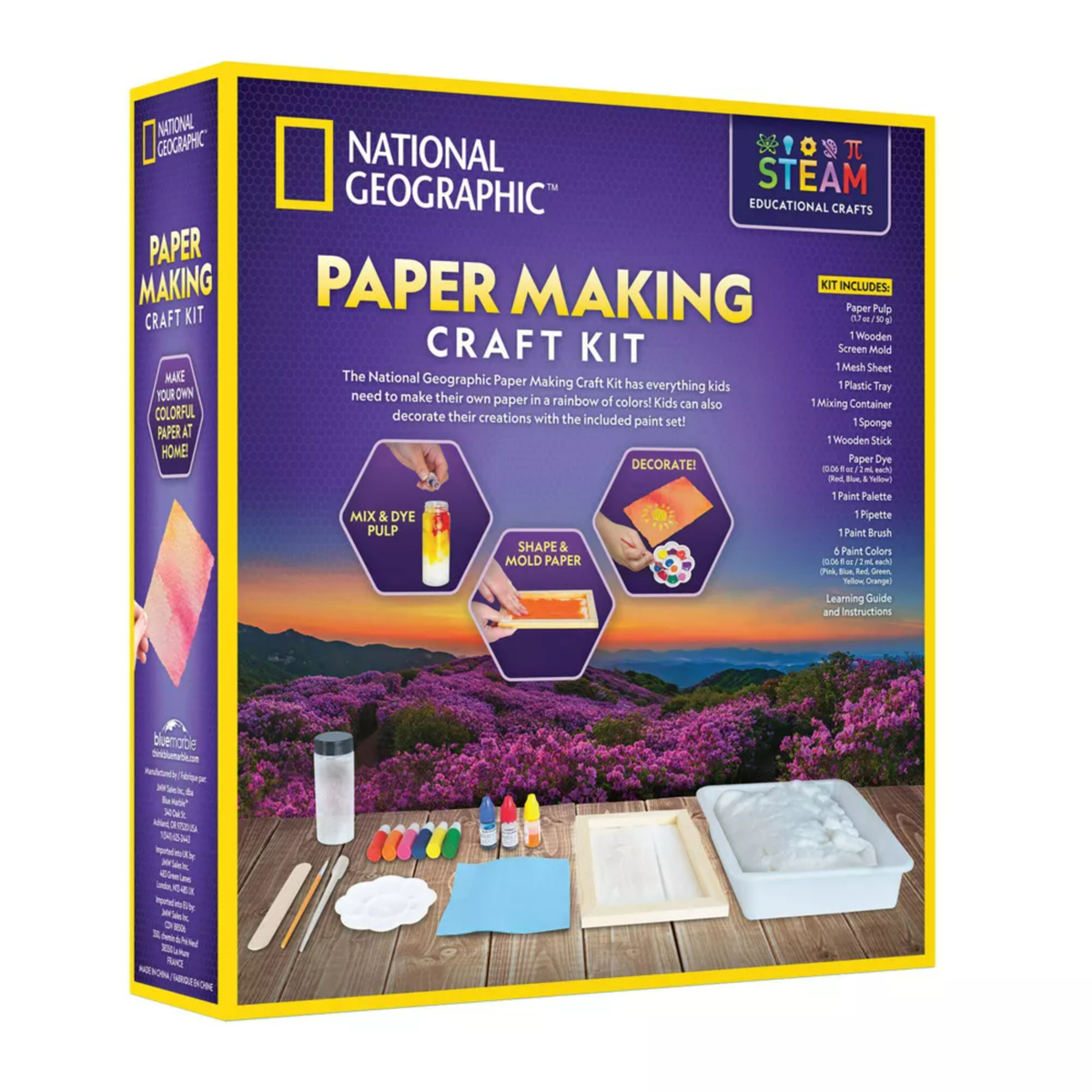National Geographic Paper Making Craft Kit, RTPAPER