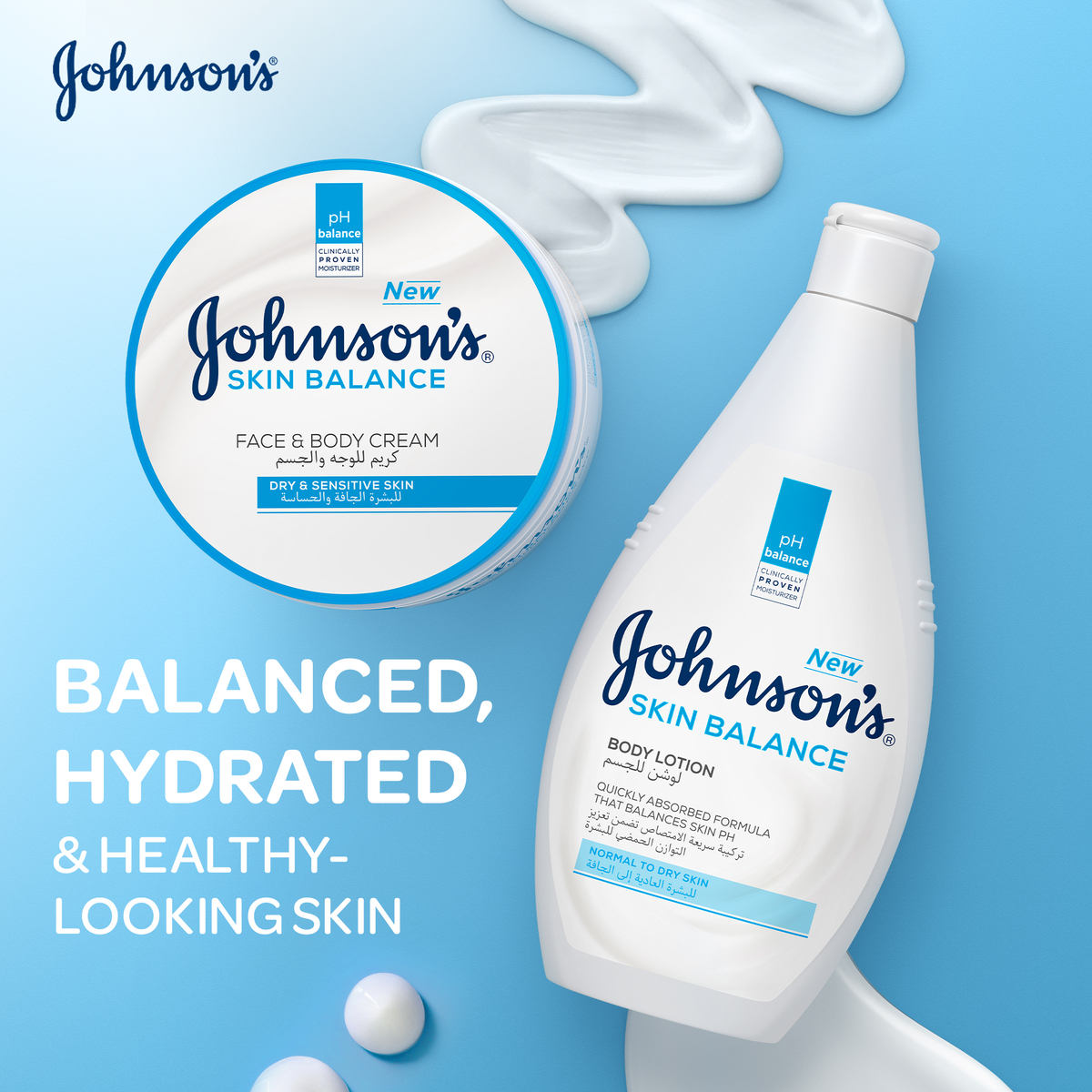 Johnson's Skin Balance Body Sorbet Dry & Sensitive Skin 200 ml