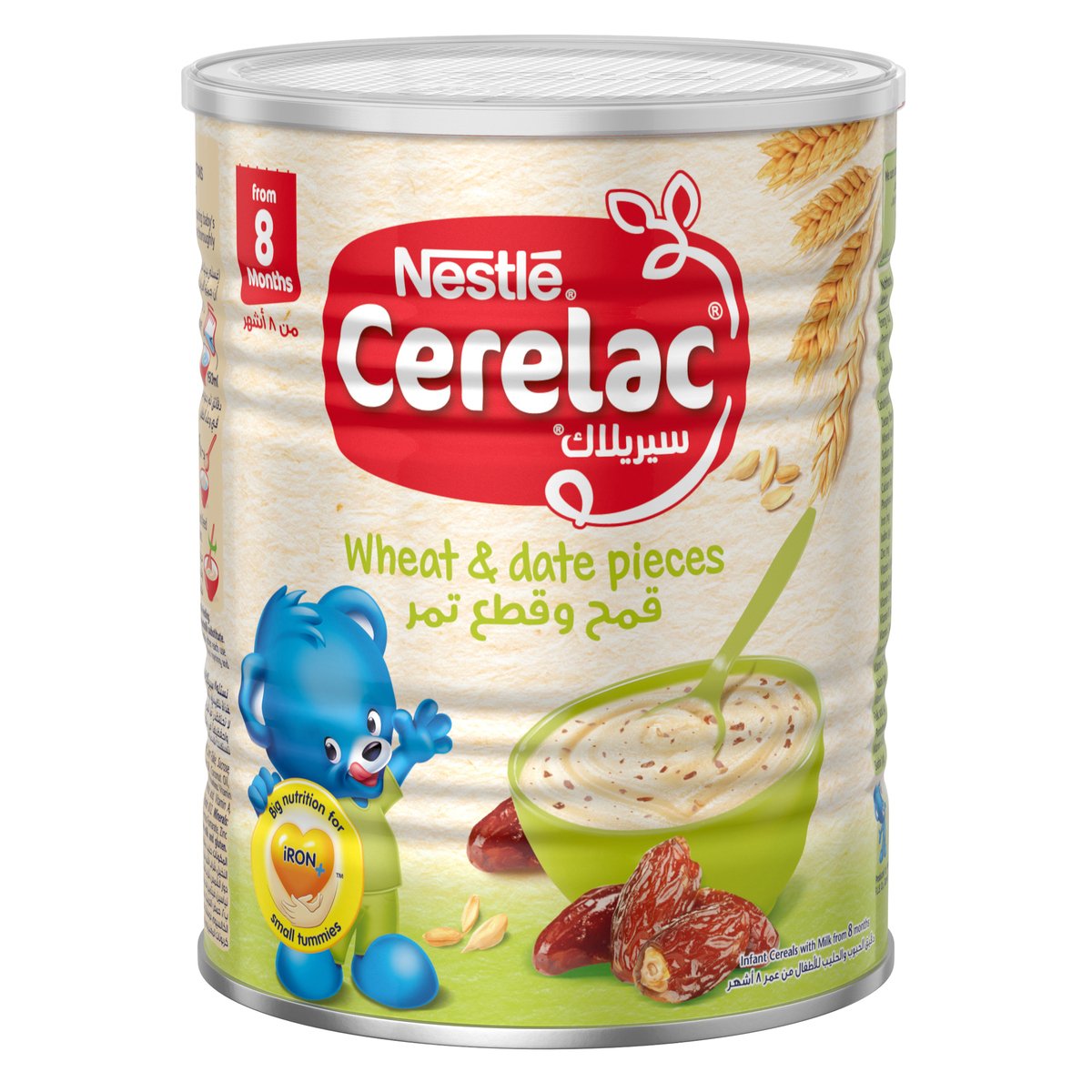 Nestle Cerelac Infant Cereals with Iron + Wheat & Date Pieces From 8 Months 400 g