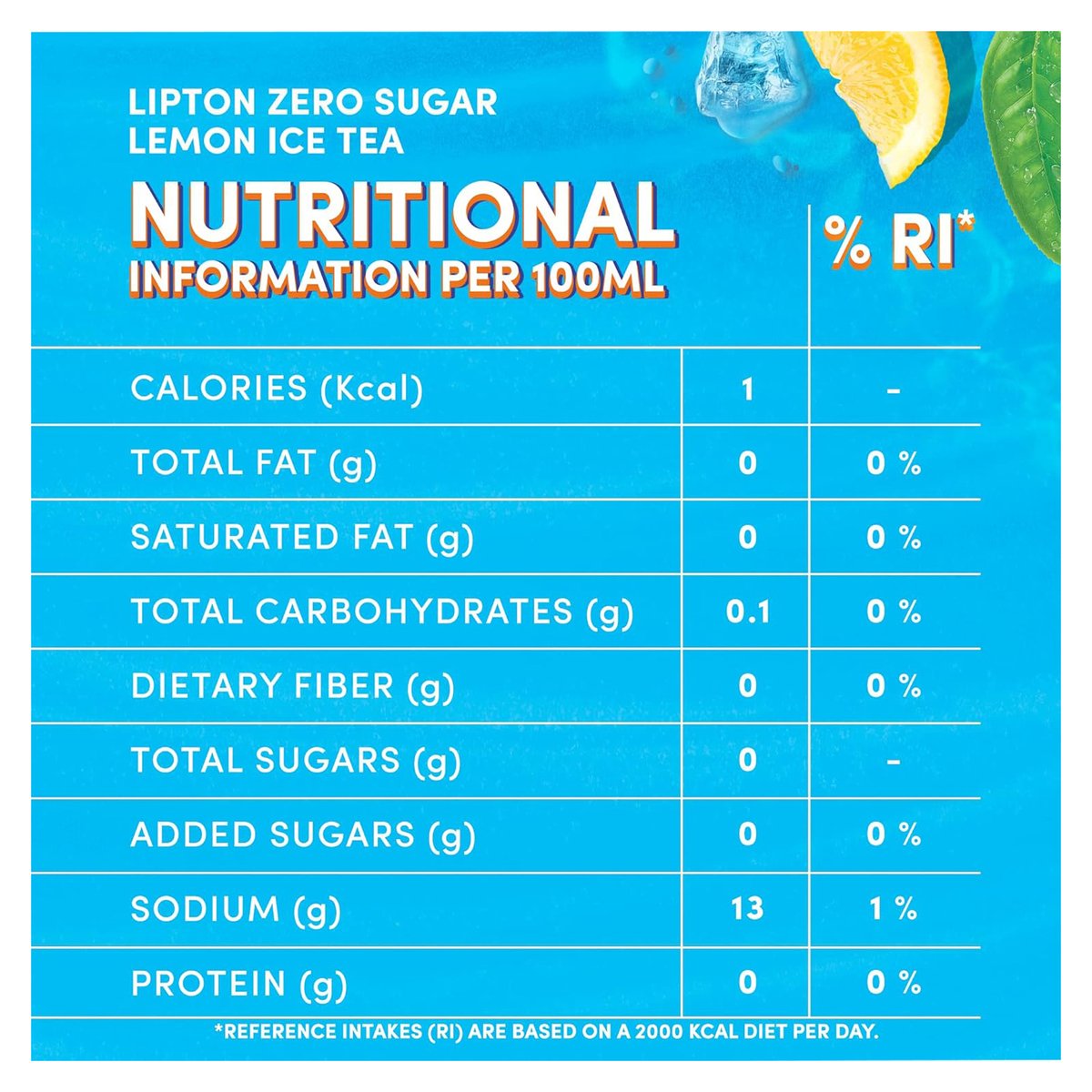 Lipton Zero Sugar Lemon Ice Tea 320 ml