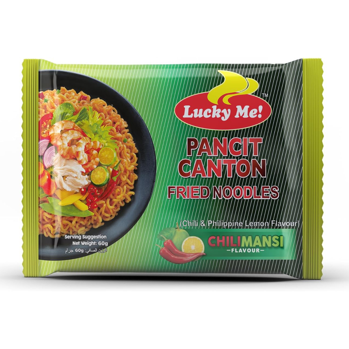 Lucky Me Chili Mansi Flavour Instant Pancit Canton 6 x 60 g