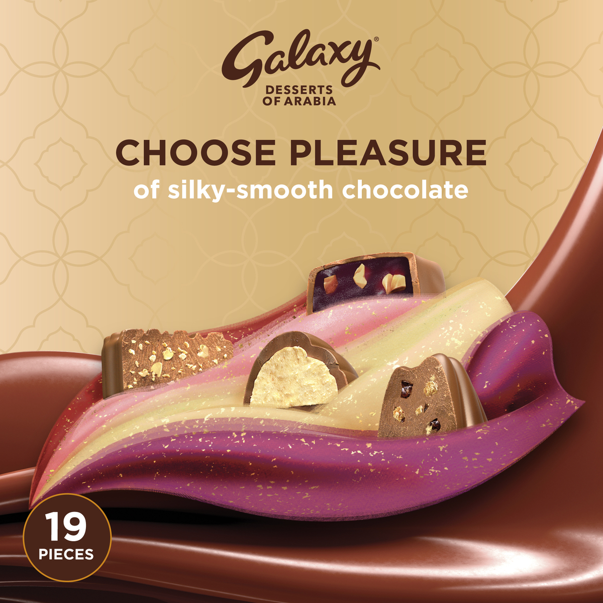 Galaxy Desserts  Arabia Chocolate Box 19 pcs 192 g