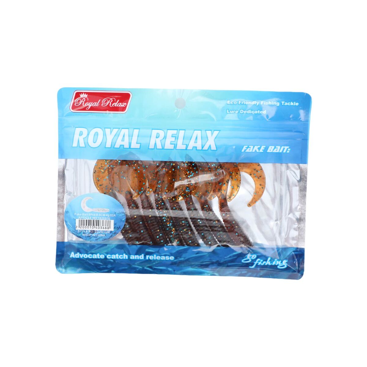Royal Relax Fishing Fake Bait 02A 8.5cm 4g 8pcs