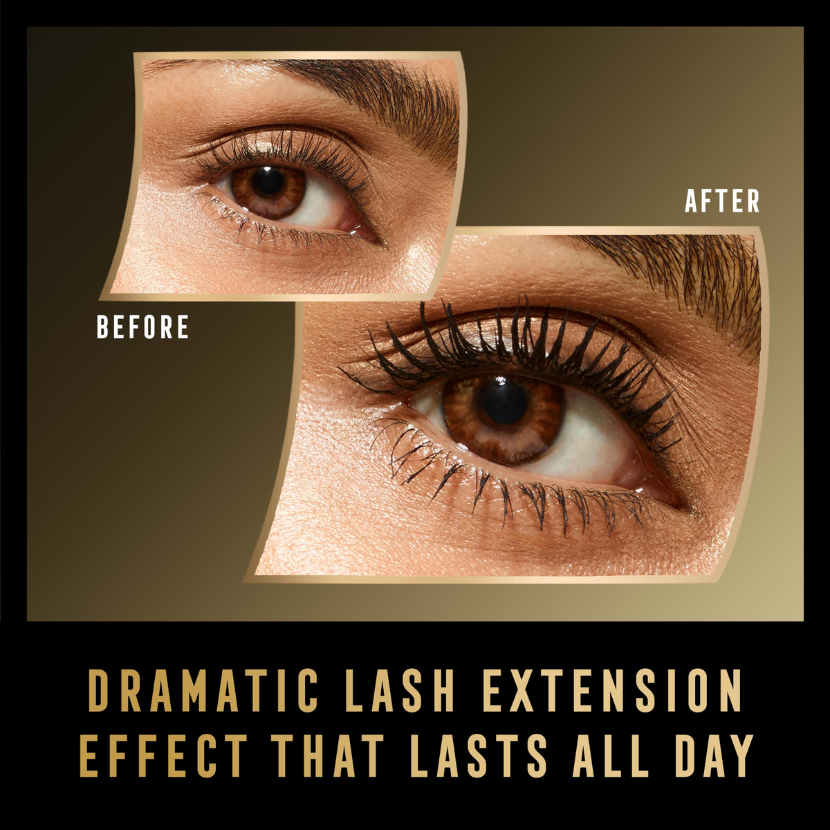 Max Factor False Lash Effect XXL Mascara, Salon Lash Extension Effect, Full Stretch Formula, Buildable Application, Special Hourglass Brush, Black