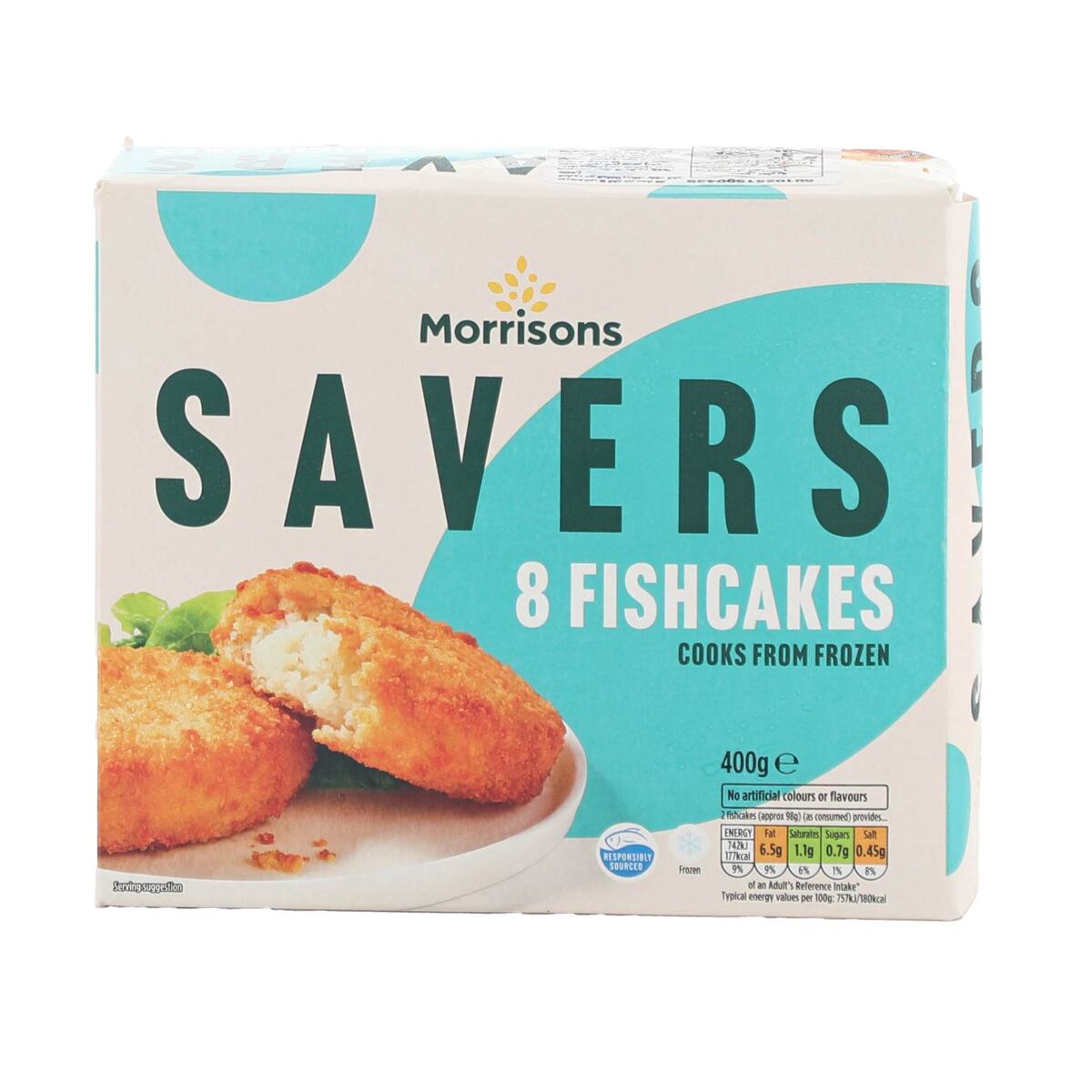 Morrisons Savers 8 Fishcakes 400 g