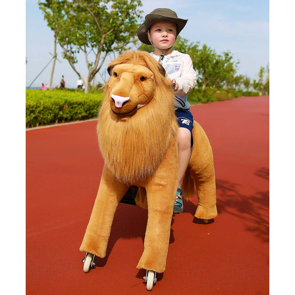 Toby's Ponycycle Riding African Lion Simba, TB-2010