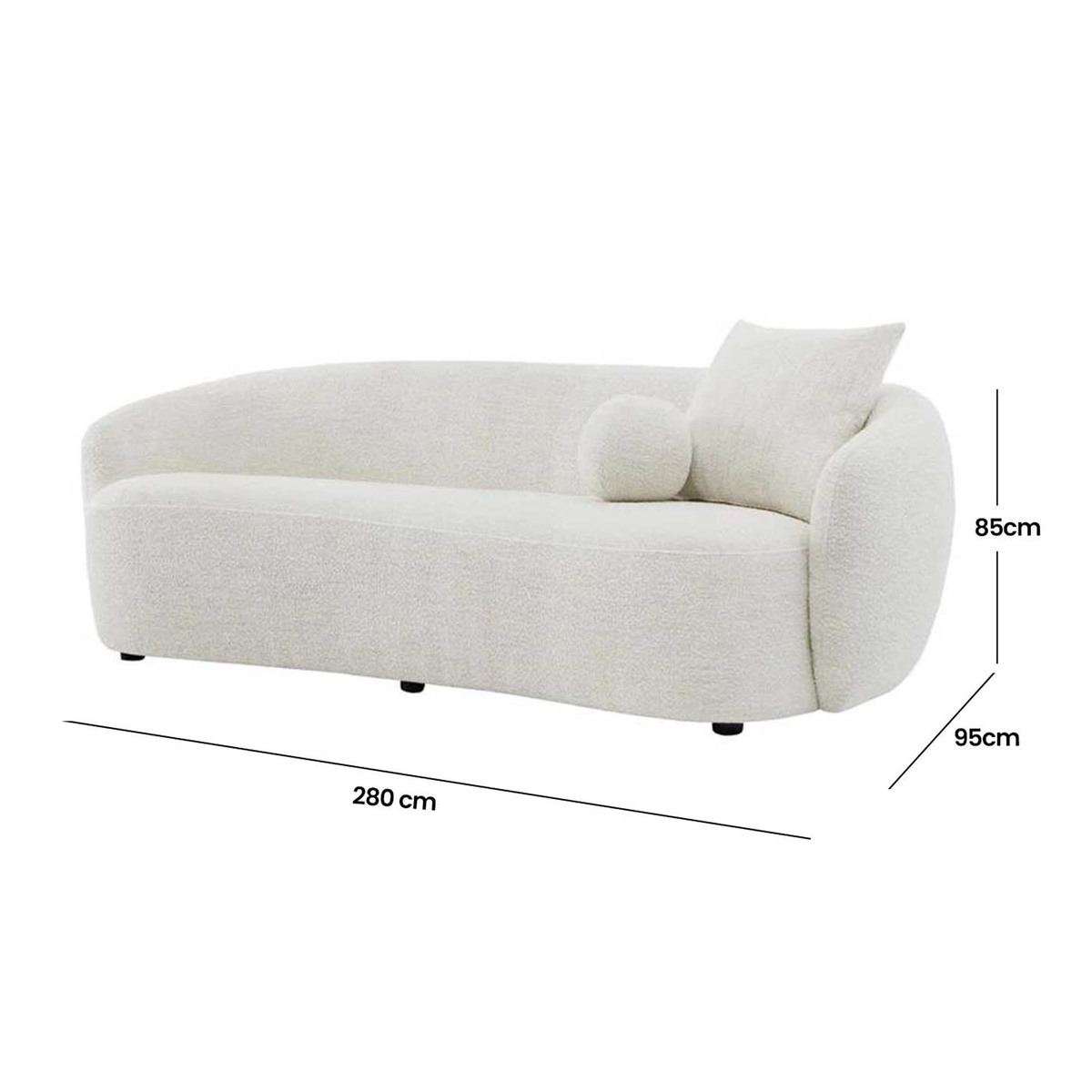 Novara Beige, 2-Seater Upholstery Fabric Sofa -Recliner Luxury Design, Perfect Choice for Living Room Furniture