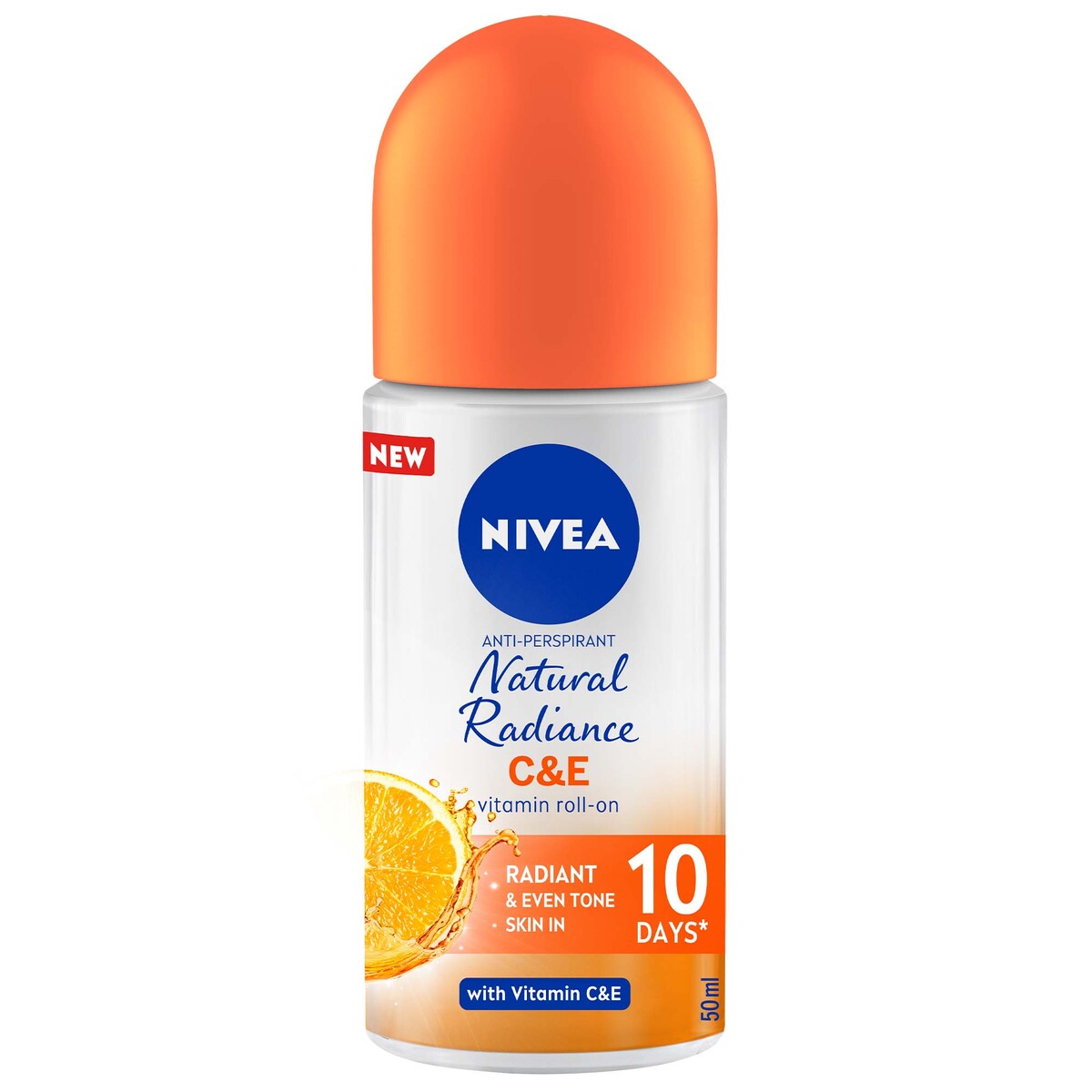 Nivea Antiperspirant Roll-on for Women Natural Radiance Vitamin C&E 50 ml