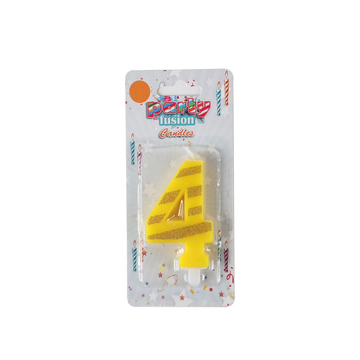 Party Fusion Powder Number Candle 4