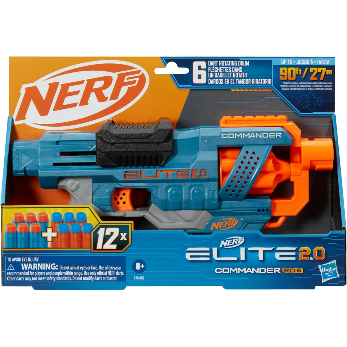 Nerf Elite 2.0 Commander RD-6 Blaster, E9485