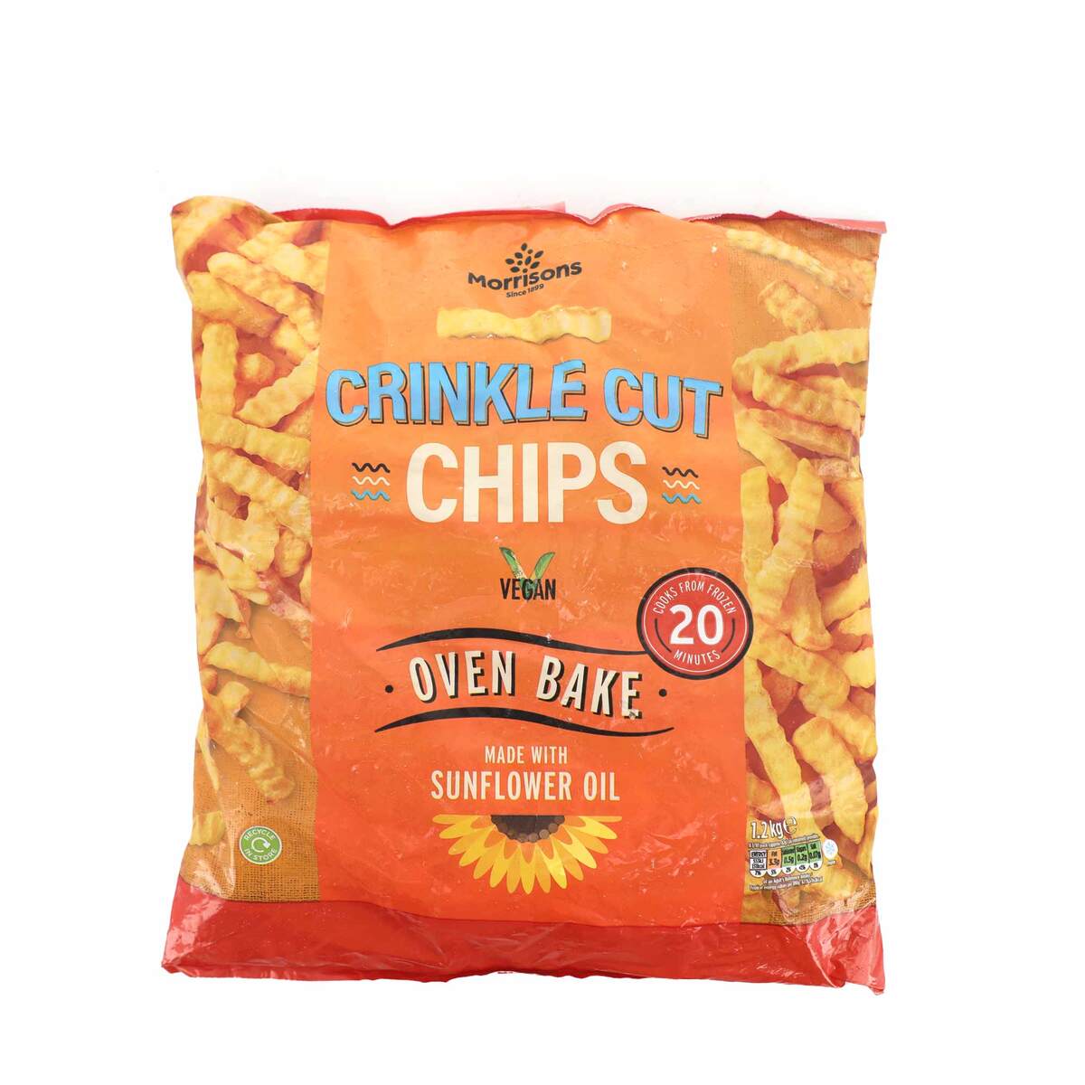 Morrisons Crinkle Cut Chips 1.2 kg