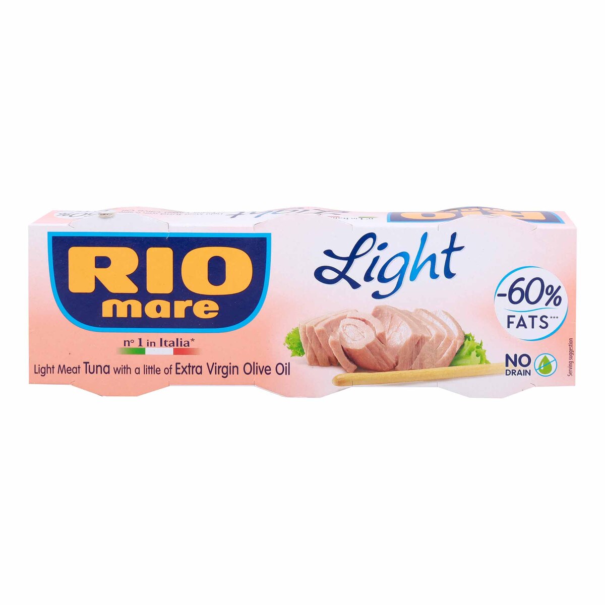 Rio Mare Light Meat Tuna in Extra Virgin Olive Oil 3 pcs 60 g