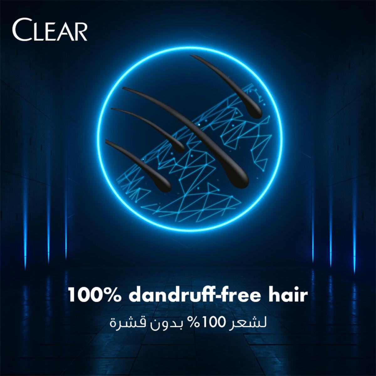 Clear Men Anti-Dandruff Shampoo Cool Sport Menthol 2 x 350 ml