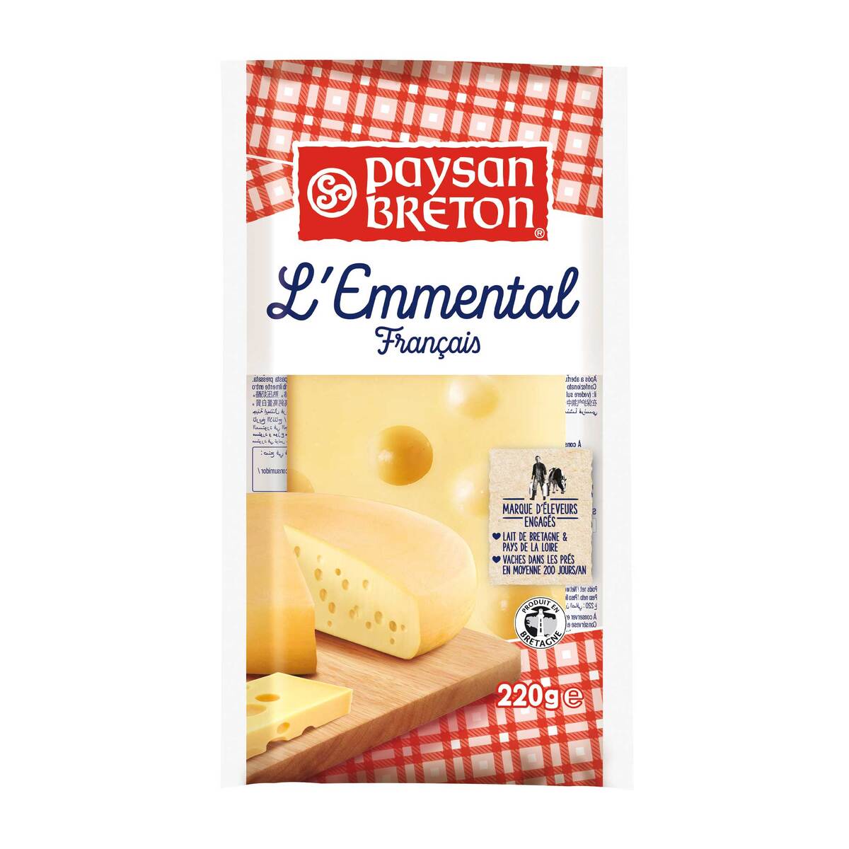 Paysan Breton Emmental Cheese 220 g