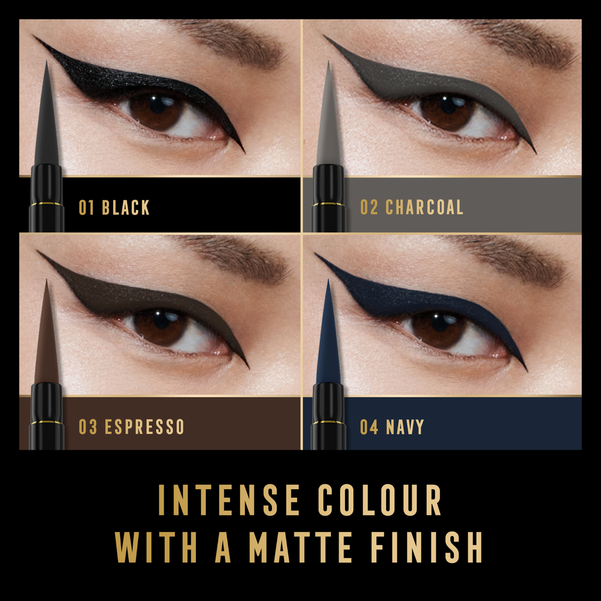 Max Factor Masterpiece Matte Liquid Eyeliner 01, Black, 1.7 ml