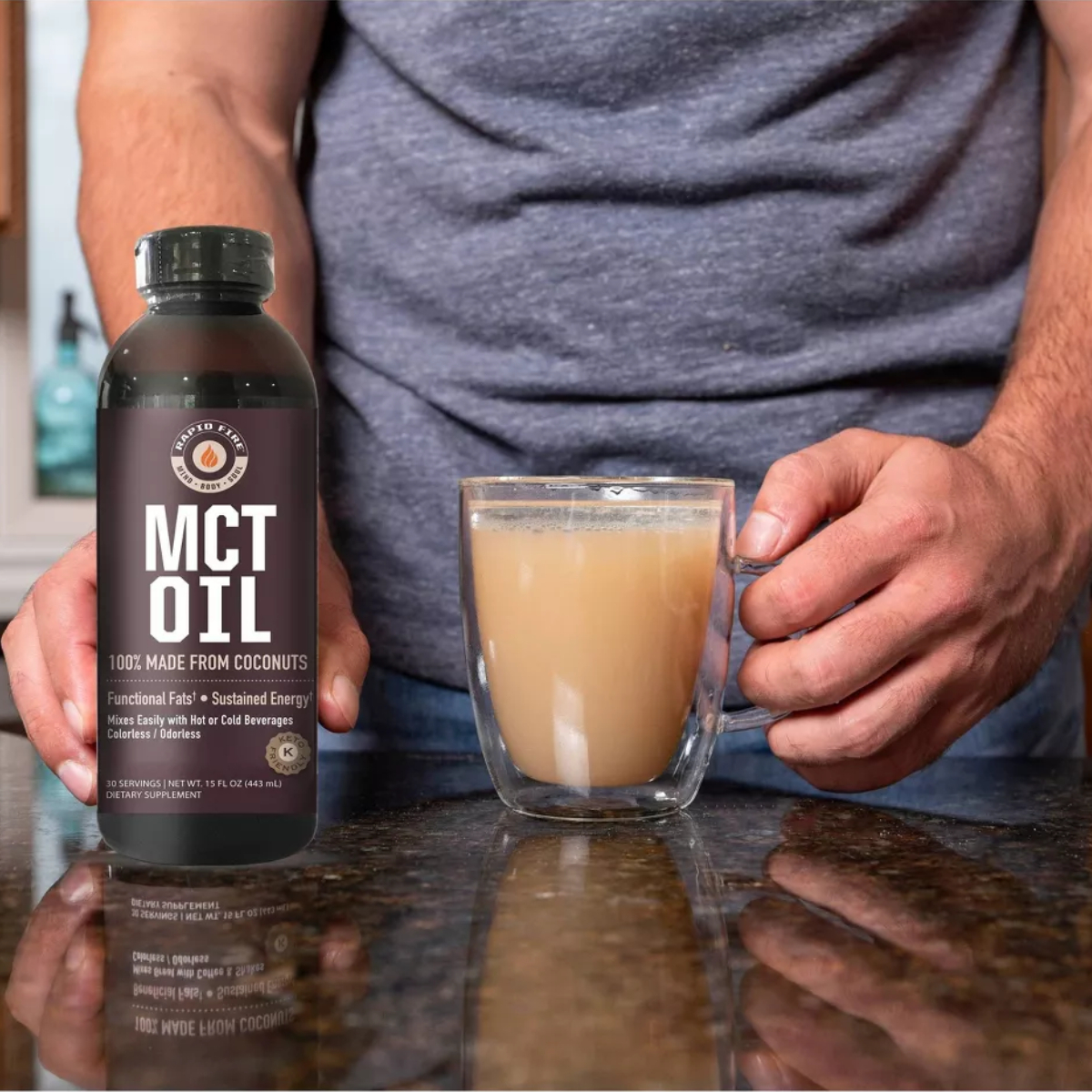 Rapid Fire MCT Oil Coffee & Shakes 443 ml