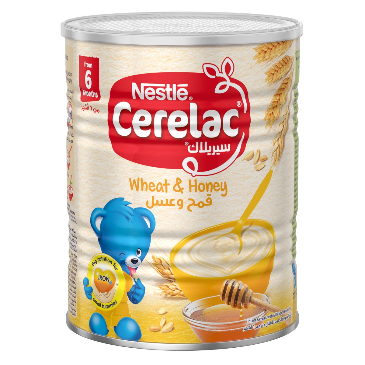 Nestle Cerelac Infant Cereals With Iron + Wheat & Honey From 6 Months 400g
