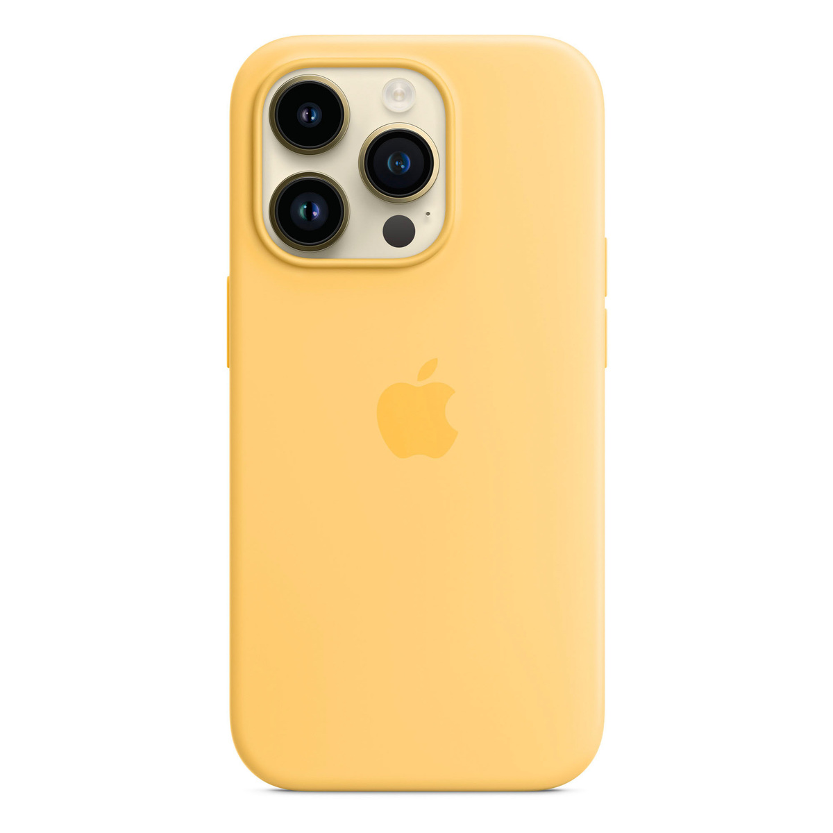 iPhone 14 Pro Silicone Case with MagSafe, Sunglow, MPTM3ZE
