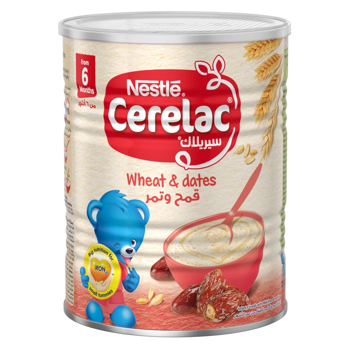Buy Nestle Cerelac Wheat & Dates From 6 Months 400 g Online at Best Price | Baby Cereals | Lulu KSA in Saudi Arabia